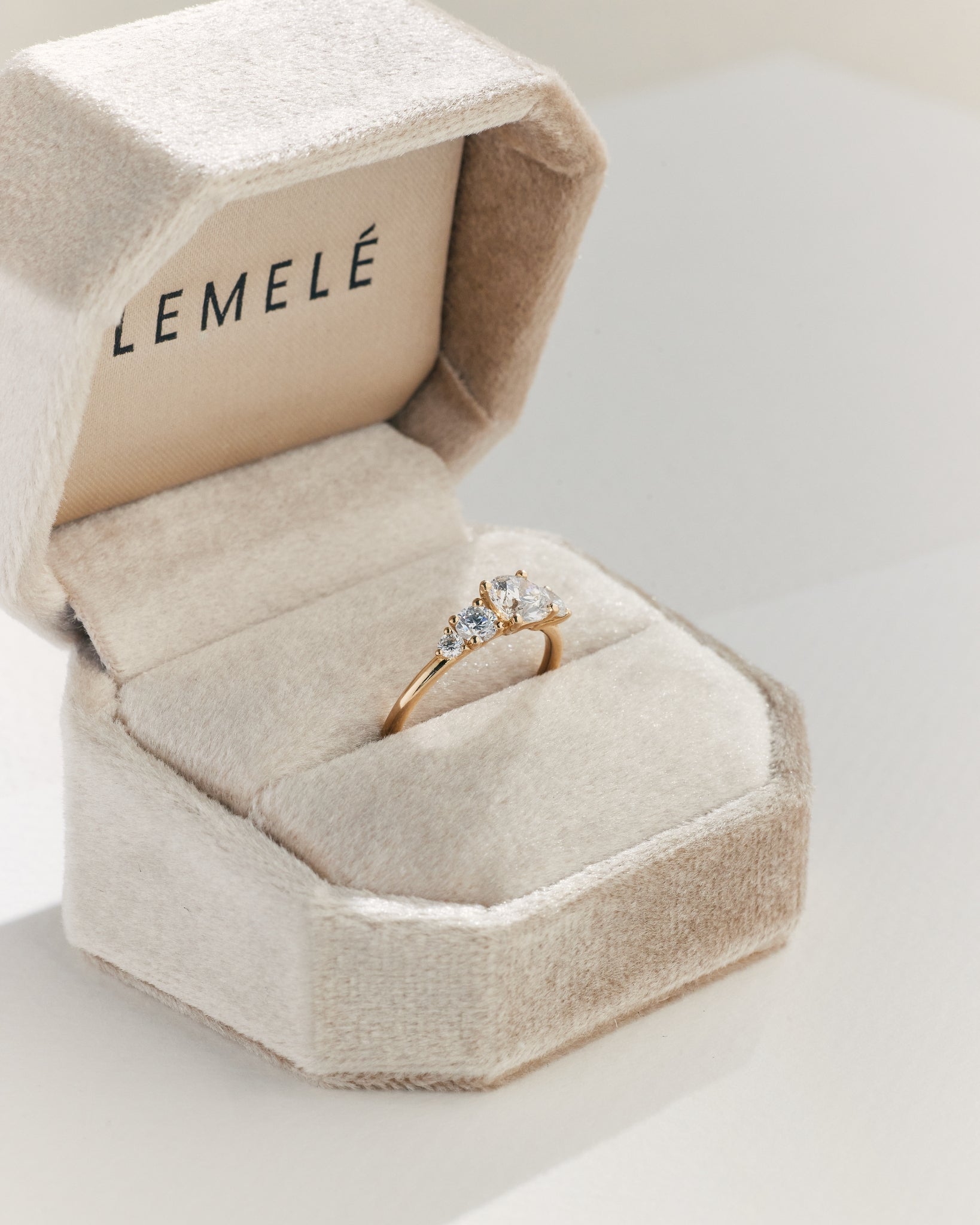 Rose Diamantring | Rund