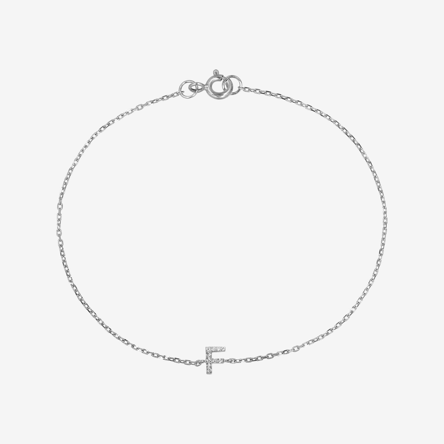 Diamant Armbånd med bogstaver