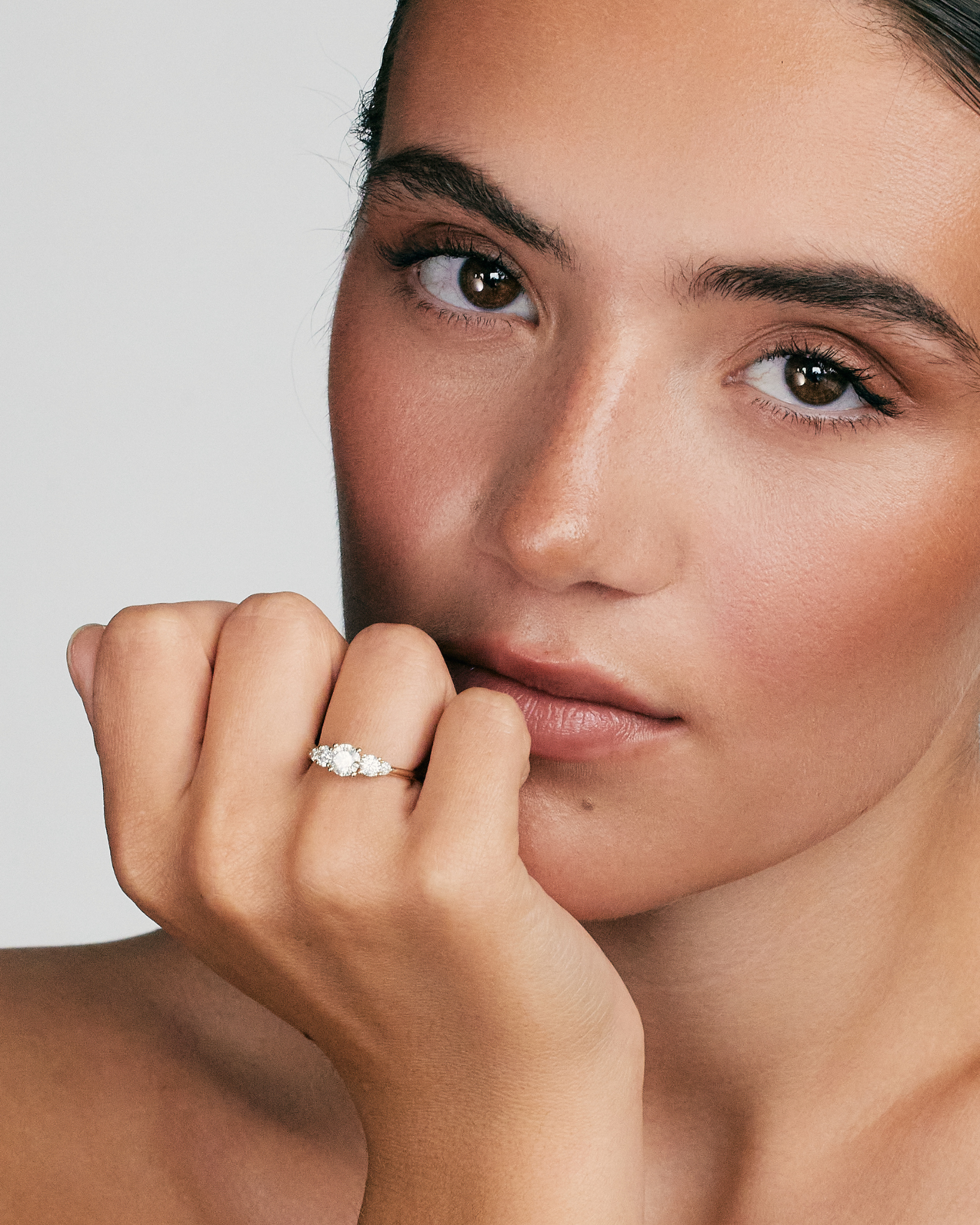 Rose Diamantring | Rund