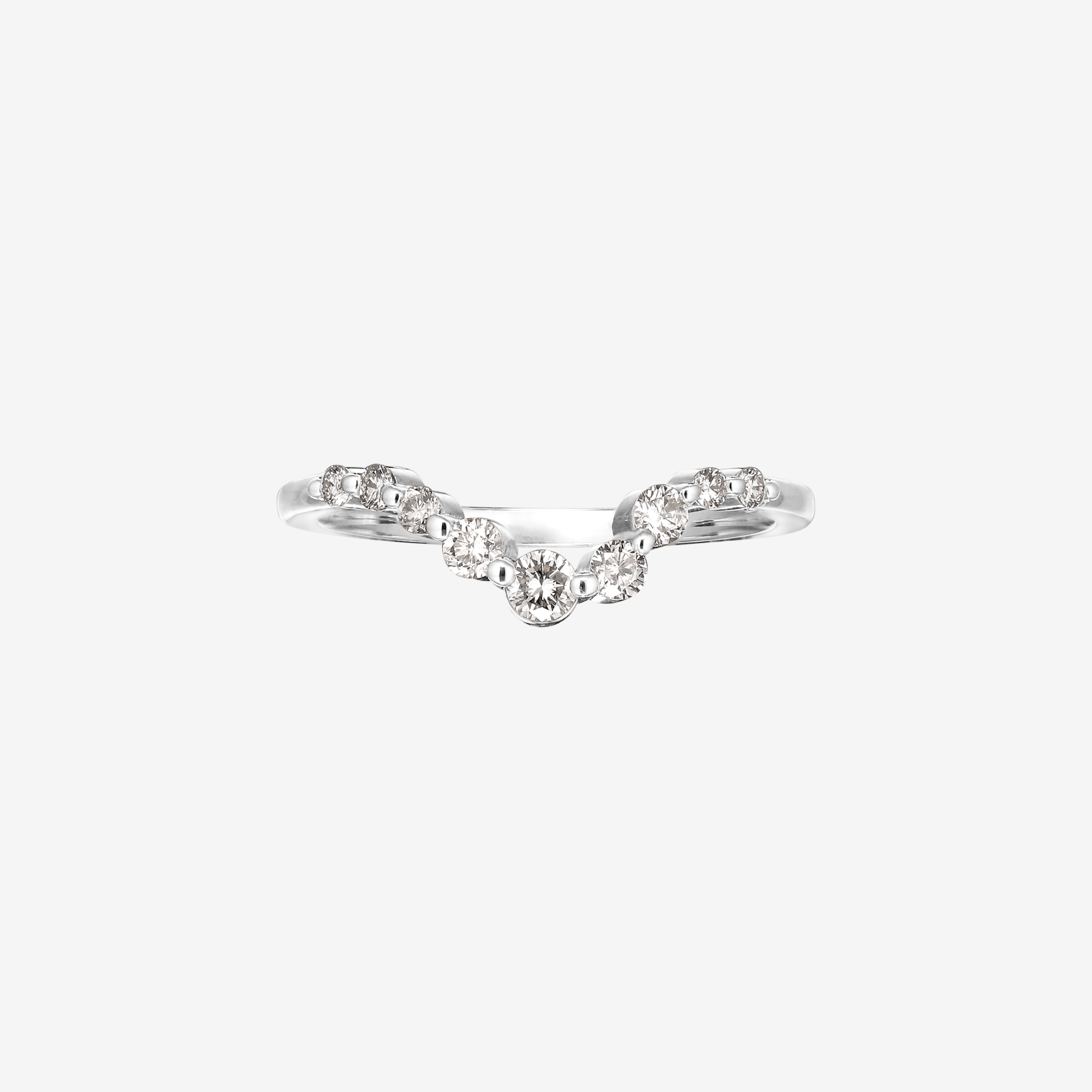 Floating Curve Diamantring