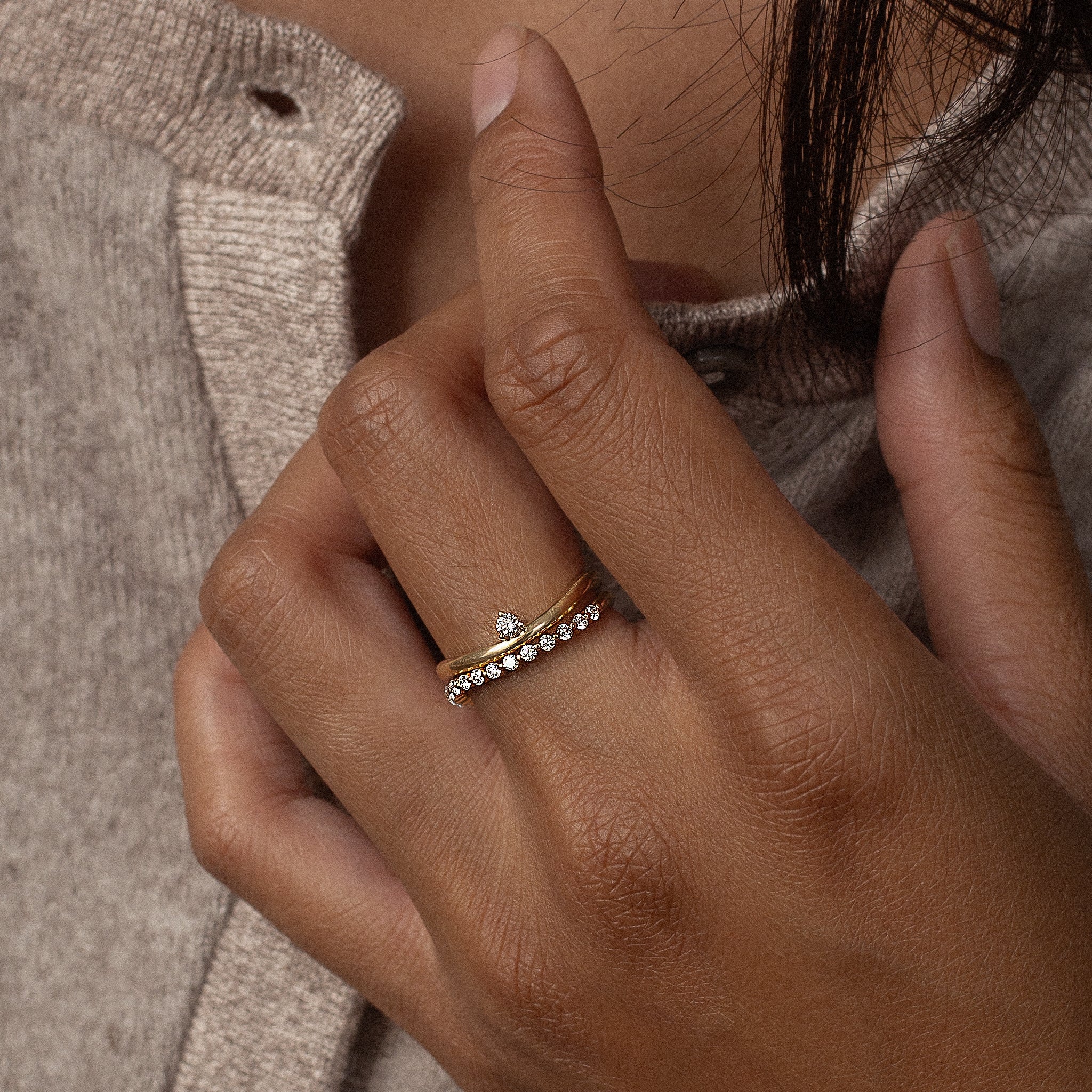 Wave Stacking Ring | No. 4