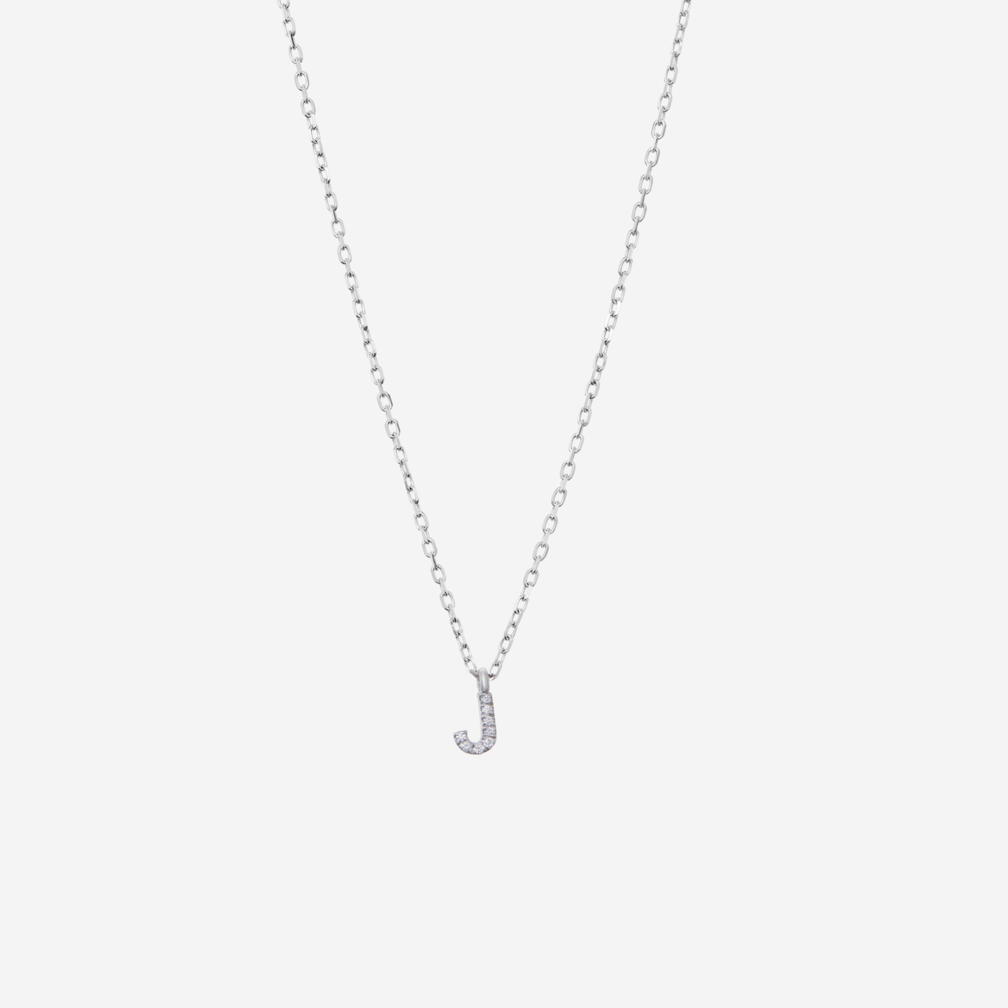 Diamant Bogstav | A-Z | Halskæde m. vedhæng