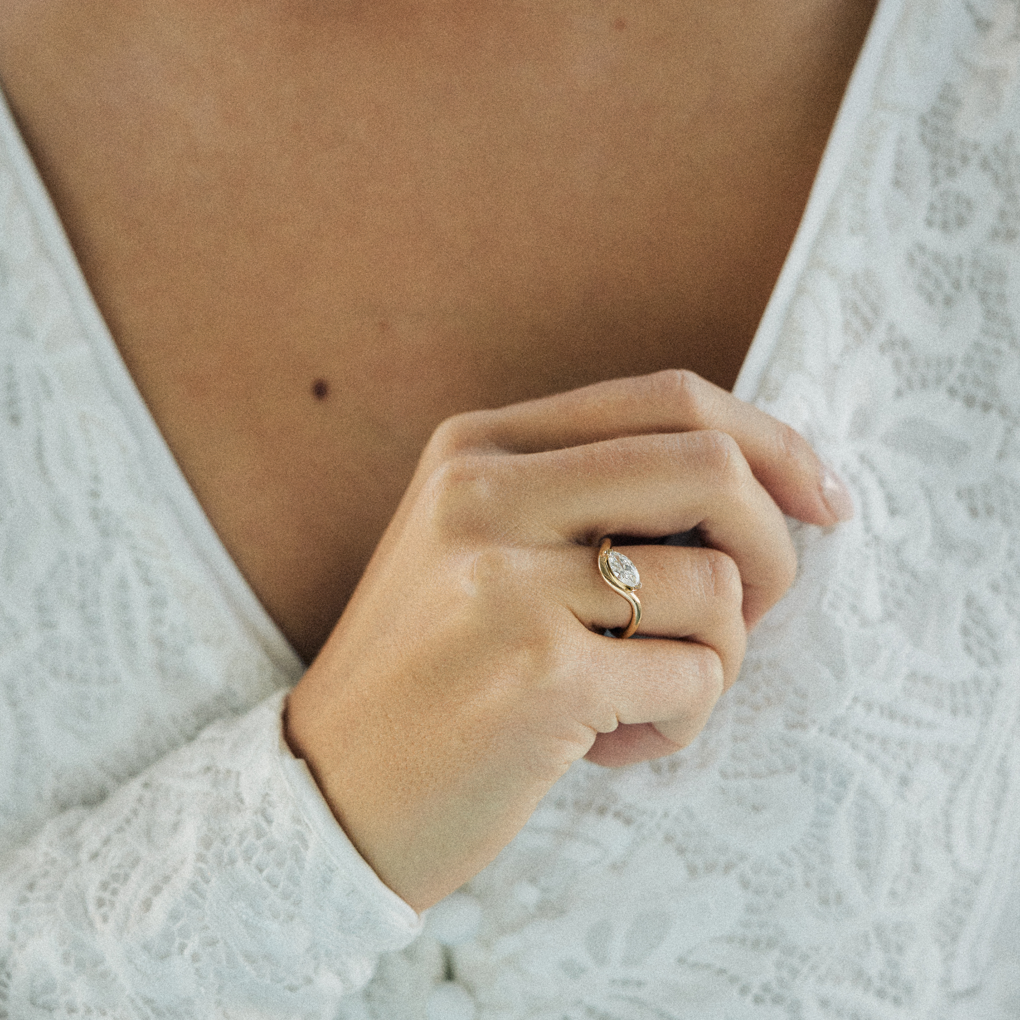 Luna Diamantring | Marquise