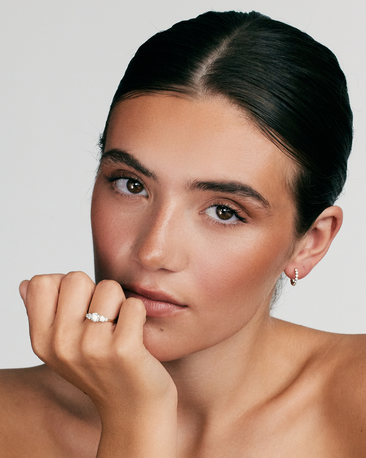 Rose Diamantring | Rund