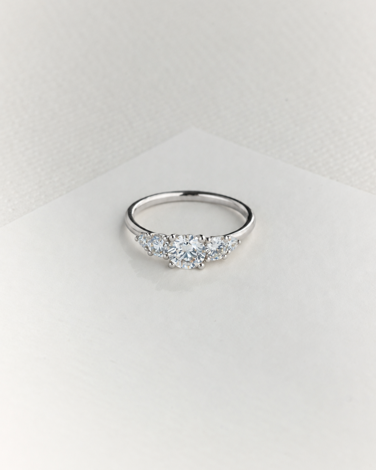 Rose Diamantring | Rund